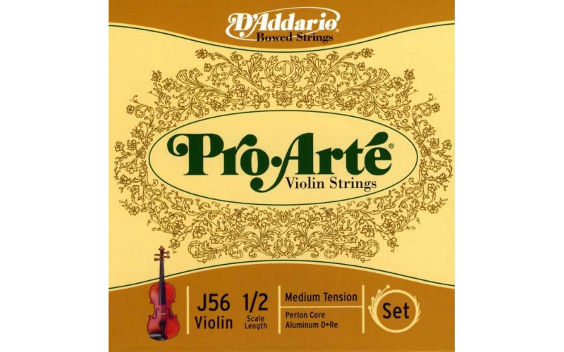 D'ADDARIO J56 1/2M Pro-Arte струны скрипичные 1/2 medium