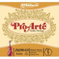 D'Addario J5601W-4/4M Pro-Arte Отдельная струна Е/Ми для скрипки размером 4/4, среднее натяжение