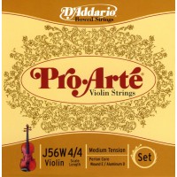 D'Addario J56W-4/4M Pro-Arte Комплект струн для скрипки размером 4/4, среднее натяжение