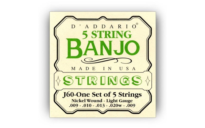 D'ADDARIO EJ60 струны для банджо 9-20