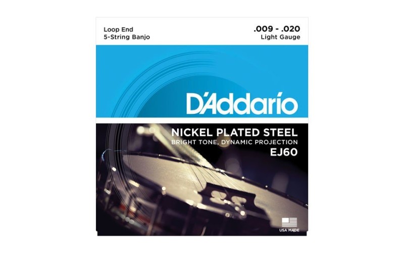 D'ADDARIO EJ60 струны для банджо 9-20