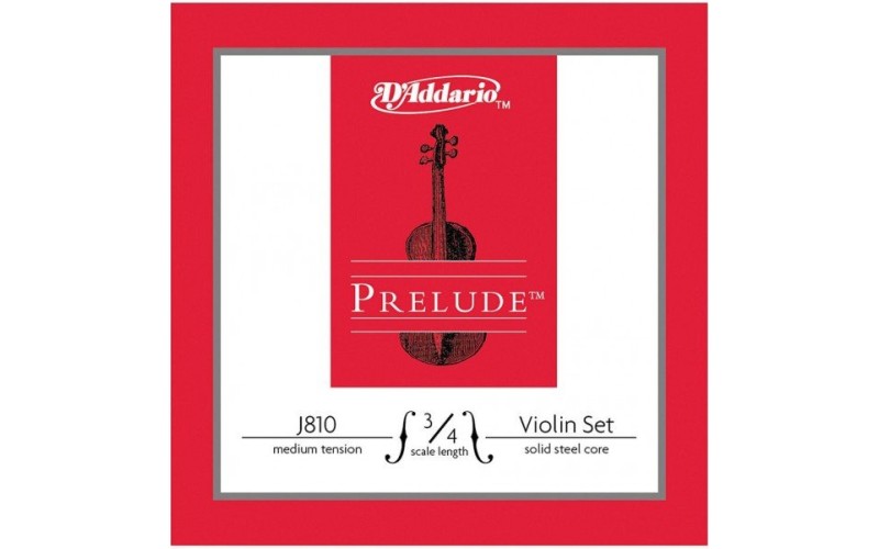 D'ADDARIO J810 3/4M prelude струны скрипичные 3/4 medium