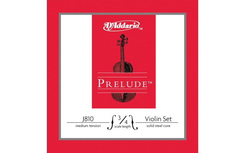 D'ADDARIO J810 3/4M prelude струны скрипичные 3/4 medium