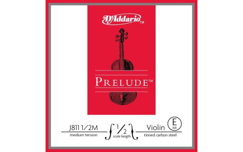 D'ADDARIO J811 1/2M prelude струна скрипичная 1/2 medium, E