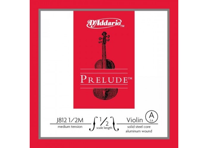 D'ADDARIO J812 1/2M prelude струна скрипичная 1/2 medium, A