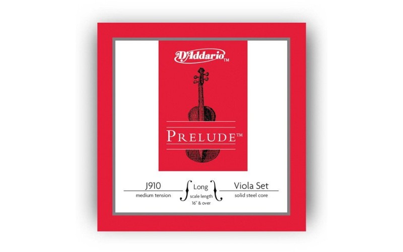 D'ADDARIO J910 LM струны альтовые, серия PRELUDE, Medium, Long Scale