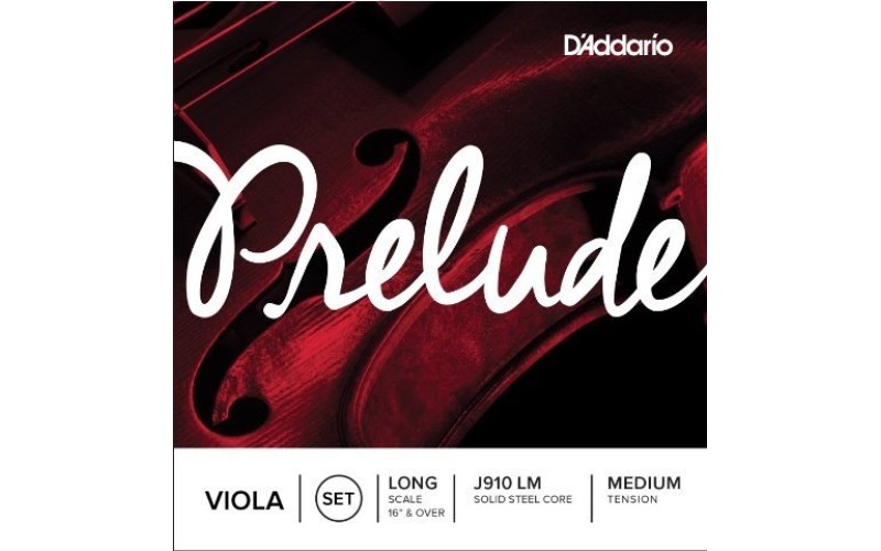 D'ADDARIO J910 LM струны альтовые, серия PRELUDE, Medium, Long Scale