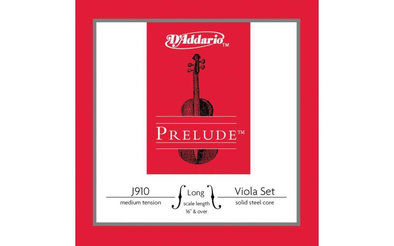 D'ADDARIO J910 LM струны альтовые, серия PRELUDE, Medium, Long Scale