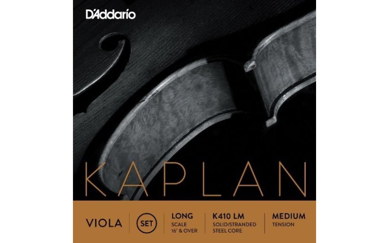 D'ADDARIO K410 LM - струны альтовые, KAPLAN, Medium, Long Scale