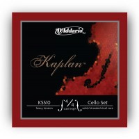 D'Addario KS510-4/4H Kaplan Комплект струн для виолончели размером 4/4, сильное натяжение