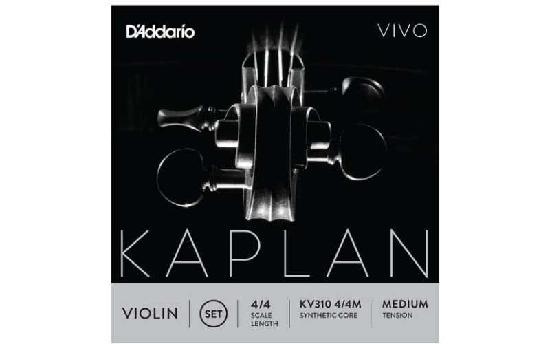 D'ADDARIO KV310 4/4M Kaplan Vivo - струны для скрипки 4/4, medium