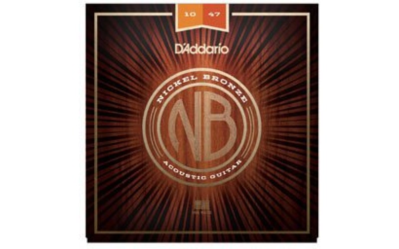 D'ADDARIO NB1047 струны для акустической гитары Nickel Bronze 10-47