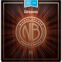 D'ADDARIO NB1253 струны для акустической гитары Nickel Bronze 12-53