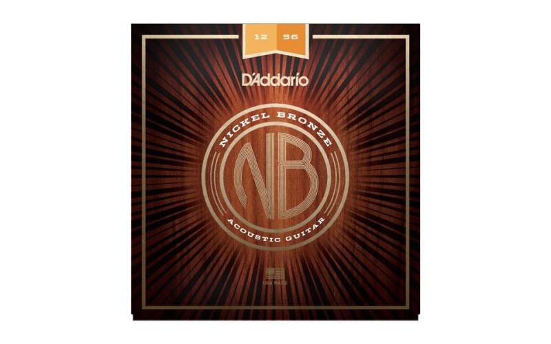D'ADDARIO NB1256 струны для акустической гитары Nickel Bronze 12-56