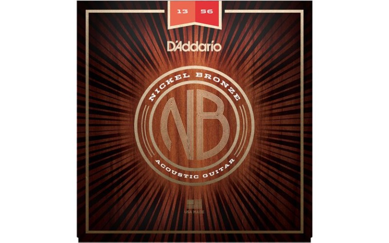 D'ADDARIO NB1356 струны для акустической гитары Nickel Bronze 13-56