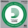 D'ADDARIO NW030 - одиночная струна для электрогитары .030 обмотка никель