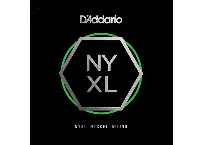 D'Addario NYNW022 NYXL Отдельная струна для электрогитары, никелированная, 022