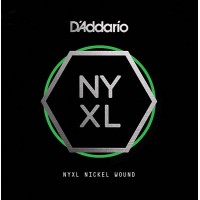 D'Addario NYNW026 NYXL Отдельная струна для электрогитары, никелированная, 026