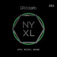 D'ADDARIO NYNW054 - NYXL одиночная струна, обмотка никель .054