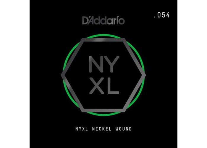 D'ADDARIO NYNW054 - NYXL одиночная струна, обмотка никель .054