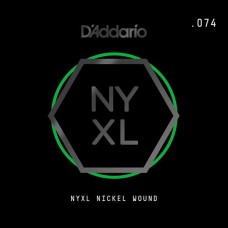 D'ADDARIO NYNW074 - NYXL одиночная струна, обмотка никель .074