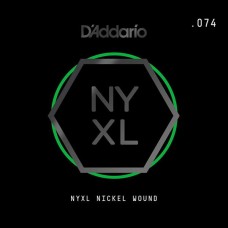 D'ADDARIO NYNW074 - NYXL одиночная струна, обмотка никель .074