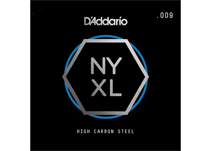 D'Addario NYS009 NYXL Отдельная струна для гитары, сталь, .009