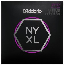 D'Addario NYXL09564SB NYXL Комплект струн для 7-струнной электрогитары .strandberg*, 9.5-64, Cm.Lt