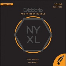 D'ADDARIO NYXL1046-PW - комплект струн NYXL1046 + вертушка ProWinder в подарок!