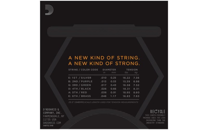 D'ADDARIO NYXL1046 струны для электрогитары