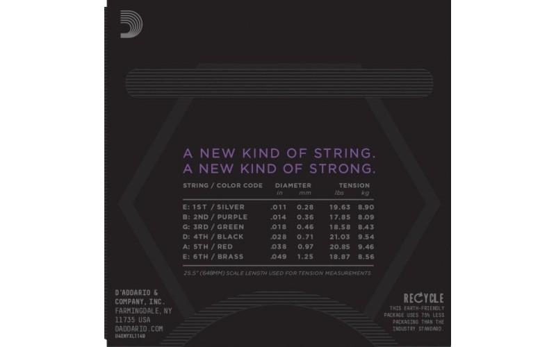 D'ADDARIO NYXL1149 струны для электрогитары, Medium, 11-49