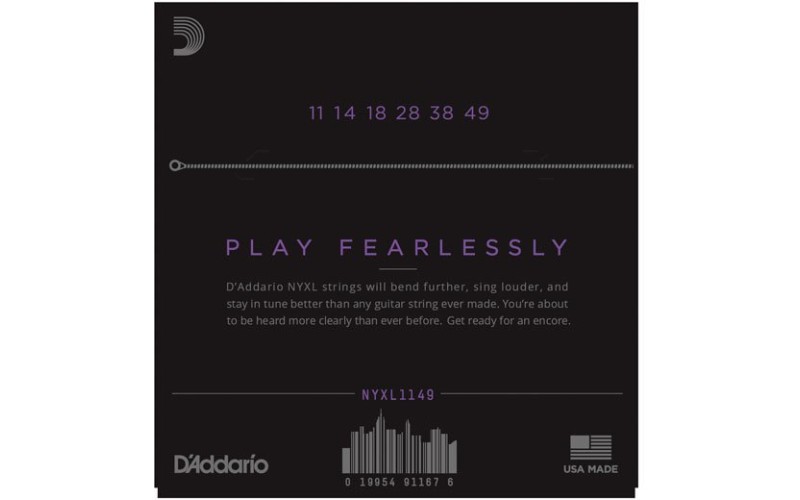 D'ADDARIO NYXL1149 струны для электрогитары, Medium, 11-49