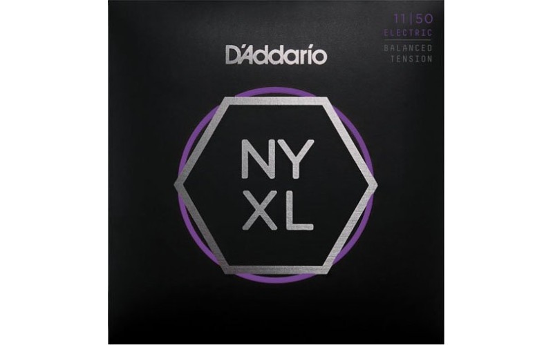 D'Addario NYXL1150BT NYXL струны для электрогитары, сбалансированое натяжение, никелированные, 11-50