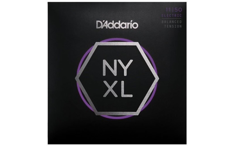 D'Addario NYXL1150BT NYXL струны для электрогитары, сбалансированое натяжение, никелированные, 11-50