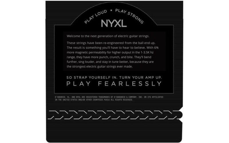 D'ADDARIO NYXL1156 - струны для электрогитары, 11-56