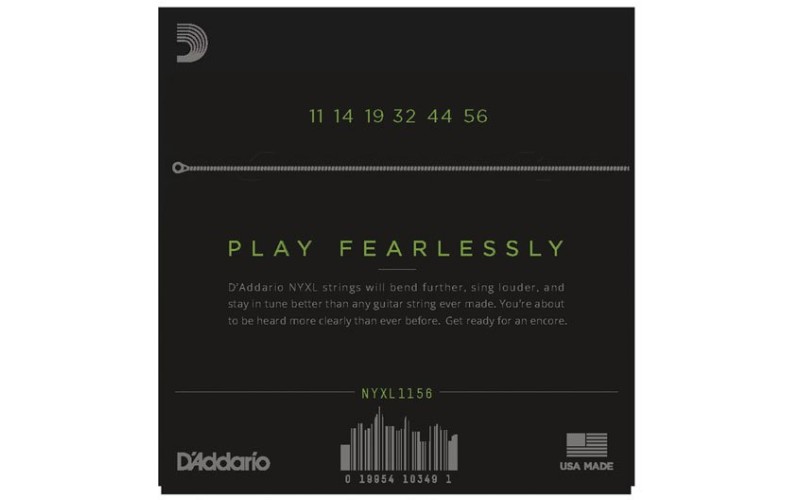D'ADDARIO NYXL1156 - струны для электрогитары, 11-56