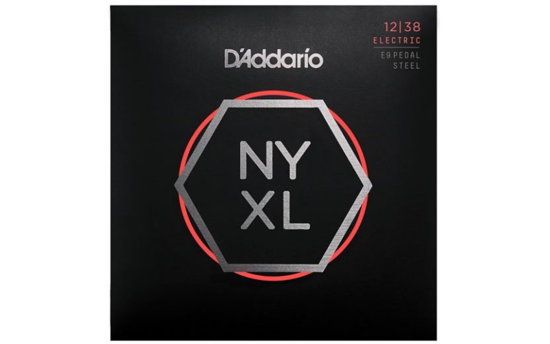D'Addario NYXL1238PS NYXL Комплект струн для педальной слайд-гитары E-9, Custom Medium, 12-38