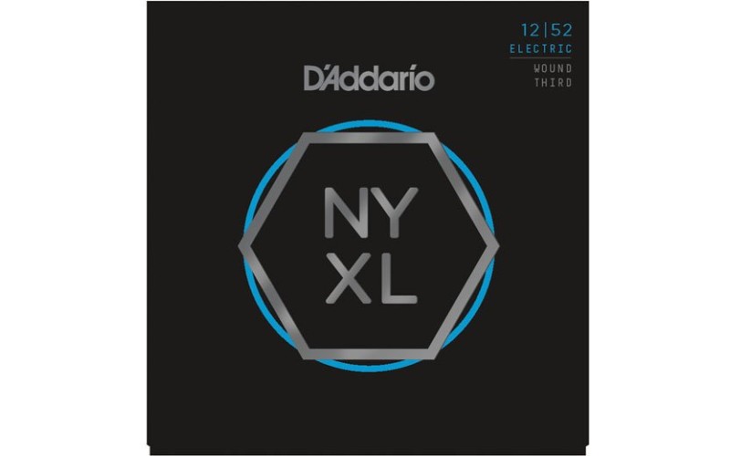 D'ADDARIO NYXL1252W - струны для электрогитары, 12-52