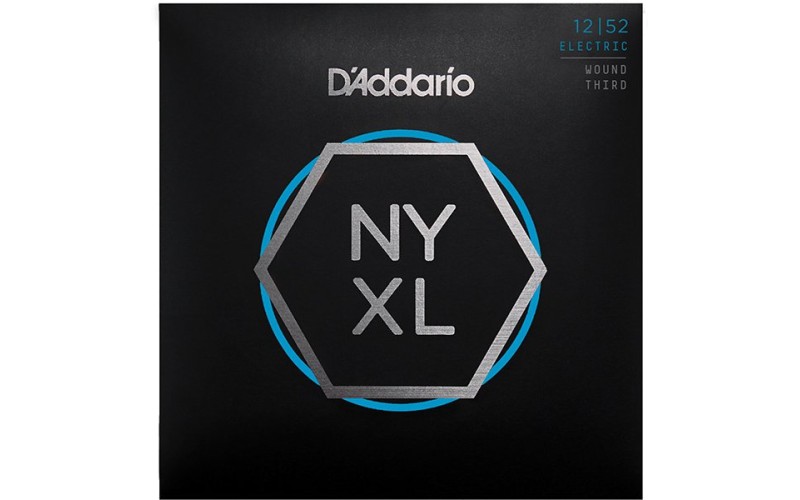D'ADDARIO NYXL1252W - струны для электрогитары, 12-52