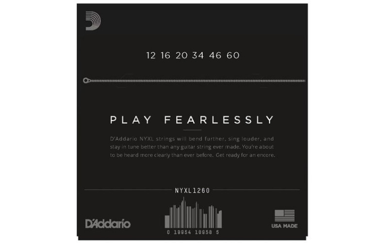 D'ADDARIO NYXL1260 - струны для электрогитары, 12-60
