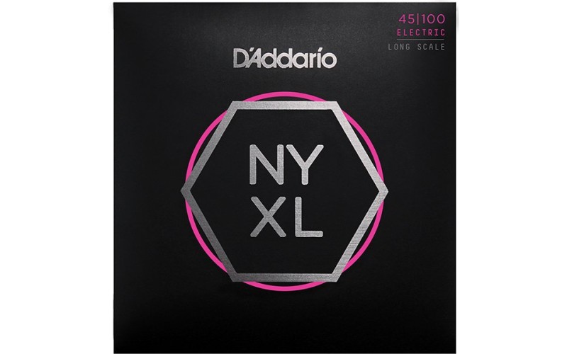 D'ADDARIO NYXL45100 струны для 4-струнной бас-гитары, 45-100