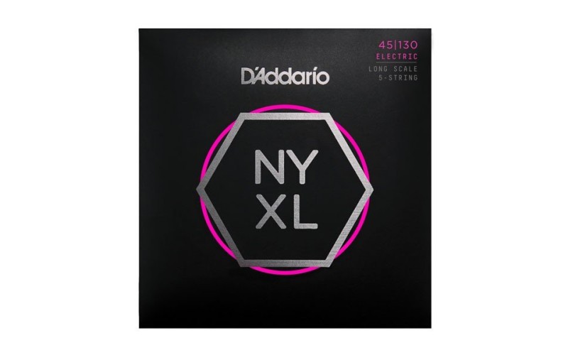 D'ADDARIO NYXL45130 струны для 5-струнной бас-гитары, 45-130