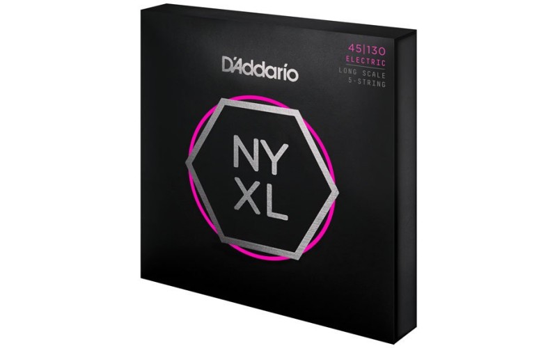 D'ADDARIO NYXL45130 струны для 5-струнной бас-гитары, 45-130
