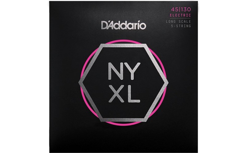 D'ADDARIO NYXL45130 струны для 5-струнной бас-гитары, 45-130