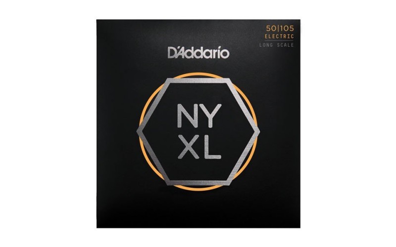 D'ADDARIO NYXL50105 - струны для 4-струнной бас-гитары, 50-105