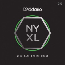 D'Addario NYXLB050 NYXL Отдельная струна для бас-гитары, никелированная, 050