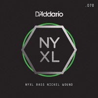 D'Addario NYXLB070 NYXL Отдельная струна для бас-гитары, никелированная, 070