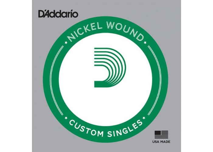 D'Addario PNG025 XL Pure Nickel Отдельная струна для электрогитары, никель, .025