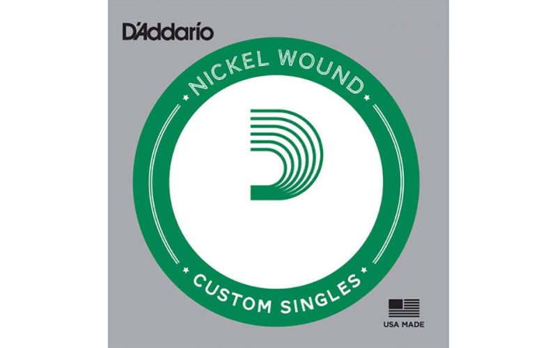 D'Addario PNG037 XL Pure Nickel Отдельная струна для электрогитары, никель, .037