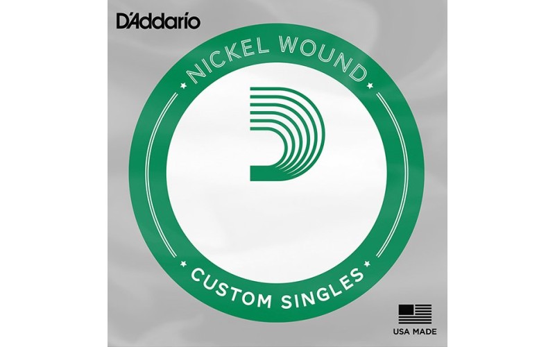 D'Addario SXL065 XL Nickel Wound Отдельная струна для бас-гитары, никелированная, .065